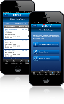 Citibank Mobile app Citibank Mobile app