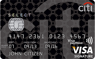 Citibank Rewards Credit Card - Select Citibank Rewards Credit Card - Select
