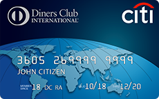 Linked Diners Club Card