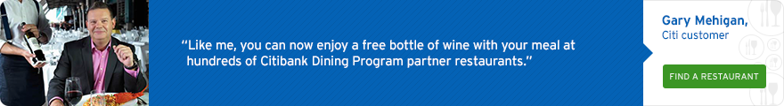 Citibank Dining Program