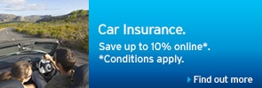 Car Insurance. Save up to 10% online*. *Conditions apply.
