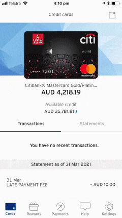 Citi Mobile Token