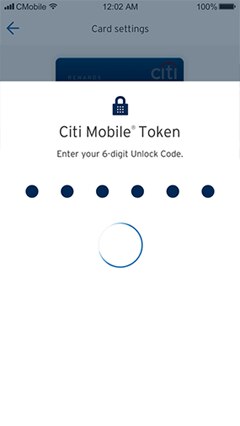 Citi Mobile Token