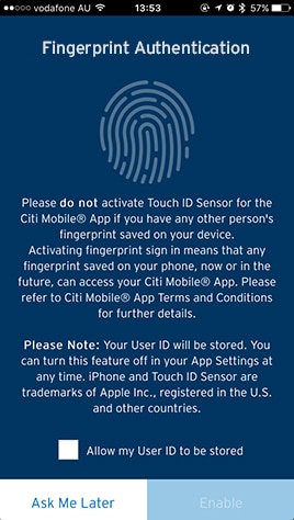 Fingerprint Authentication