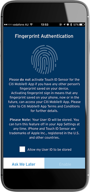 Fingerprint Authentication