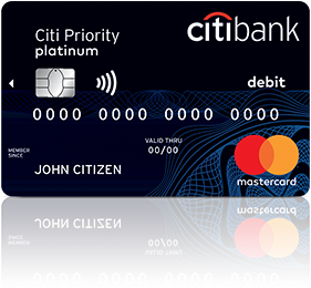 Citi Priority Platinum Debit Mastercard® Citi Priority Platinum Debit Mastercard®