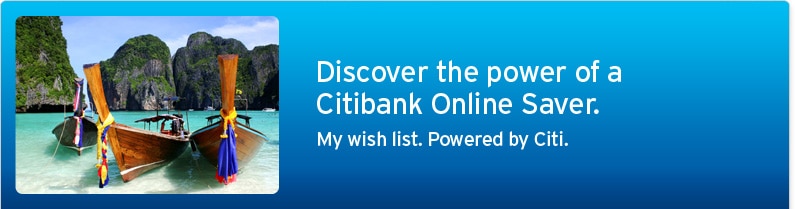 Discover the power of a Citibank Online Saver