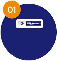 Look for the Click to Pay