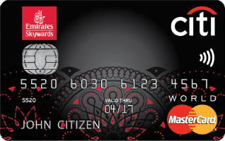 Emirates Citi World MasterCard®.